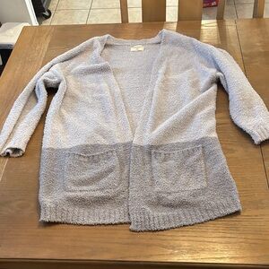 Thread & Supply Cozy Gray Cardigan